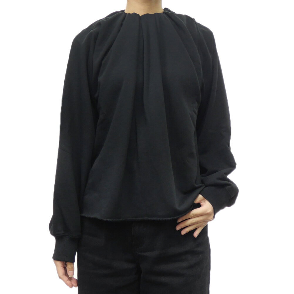 MM6 エムエムシックス ギャザーネックトレーナー S52GU0214 S25623 レディース ブラック