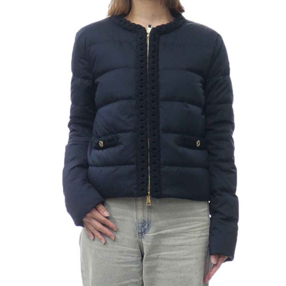 MONCLER モンクレール ダウン ジャケット 1A00071 598DP MAUR GIUBBOTTO アウター レディース ネイビー 2025秋冬新作のサムネイル