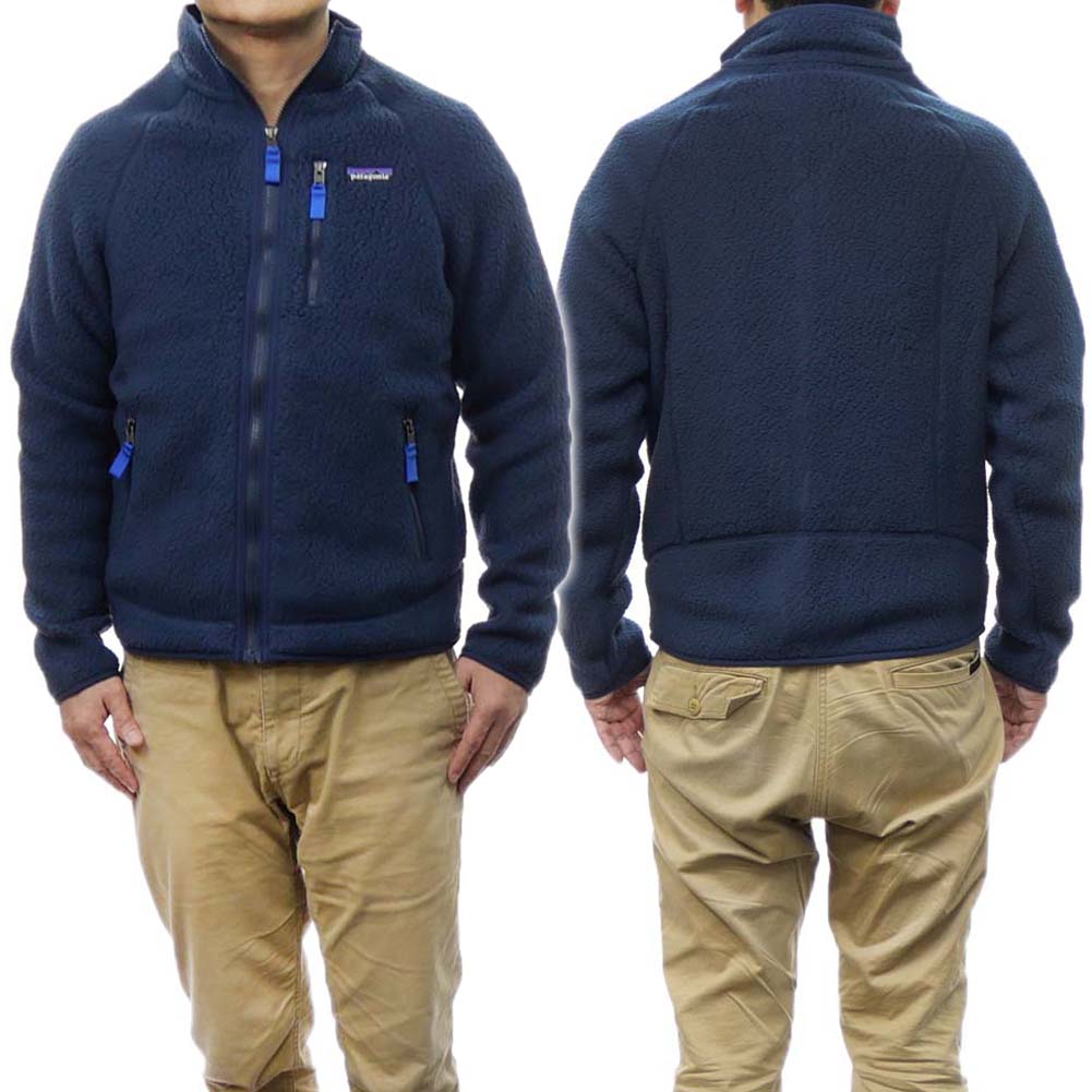 (パタゴニア)PATAGONIA メンズフリースジャケット 22801/MEN’S RETRO PILE JACKET（メンズレトロパイルジャケット） NENA ネイビー /定番人気商品