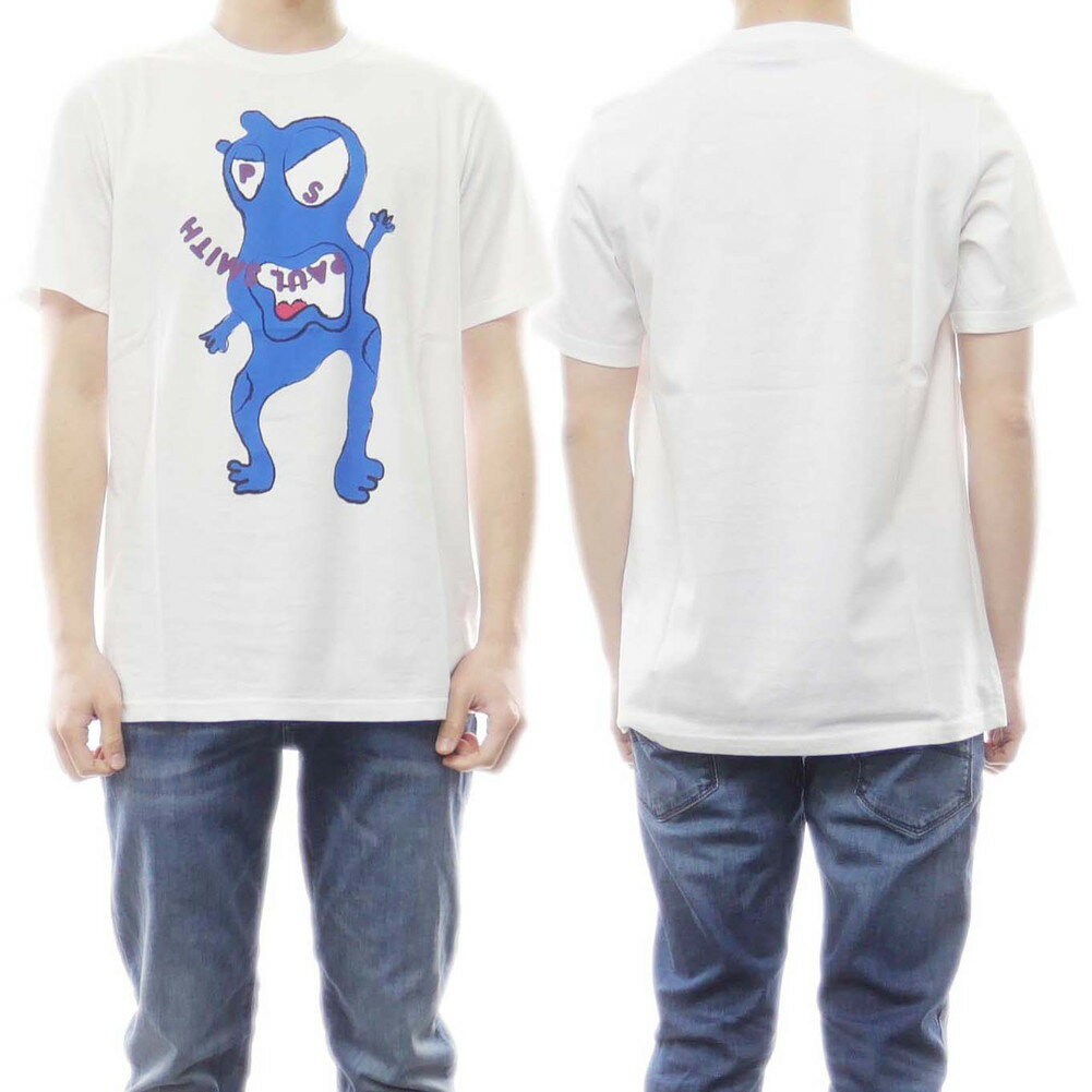 Rakuten - PS PAUL SMITH ポールスミス メンズ クルーネック Tシャツ M2R 011R HP3191 ホワイト