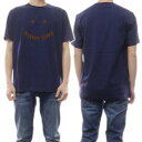 (ポールスミス)PS PAUL SMITH メンズクルーネックTシャツ M2R 226T HP2471 ダークネイビー