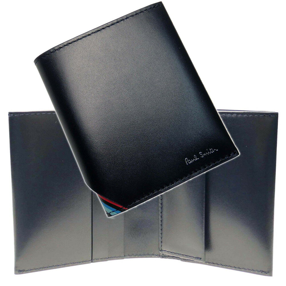 PAUL SMITH ポールスミス メンズ 二つ折り財布（小銭入れ付き） M1A 7632 LTRISI ネイビー