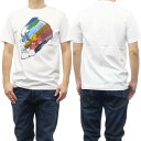 (ポールスミス)PS PAUL SMITH メンズクルーネックTシャツ M2R 011R MP4443 ホワイト /2024春夏新作