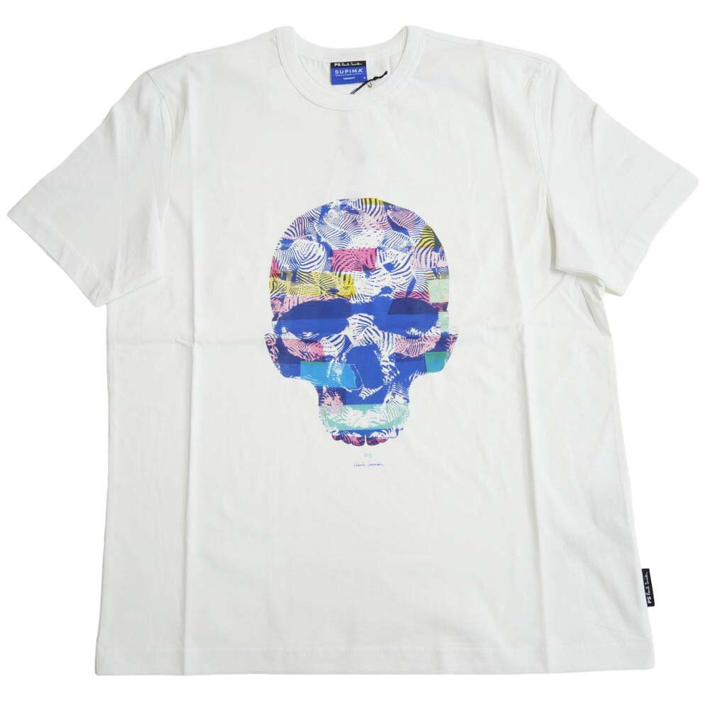 PS PAUL SMITH ポールスミス メンズ クルーネック Tシャツ M2R 731Y MP4539 ホワイト