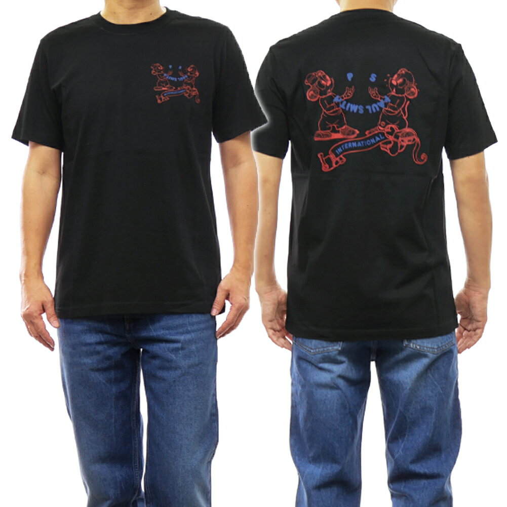 Rakuten - PS PAUL SMITH ポールスミス メンズ クルーネック Tシャツ M2R 011R NP4696 ブラック