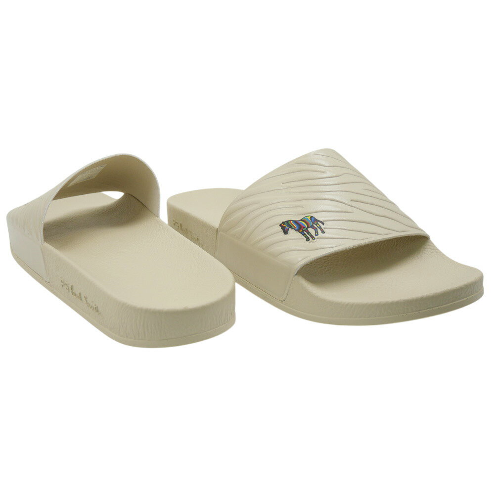 PS PAUL SMITH ポールスミス シャワーサンダル M2S ZED02 PRUB ZED ビーチサンダル ビーサン ブランド ロゴ カジュアル スポーティ メンズ ベージュ