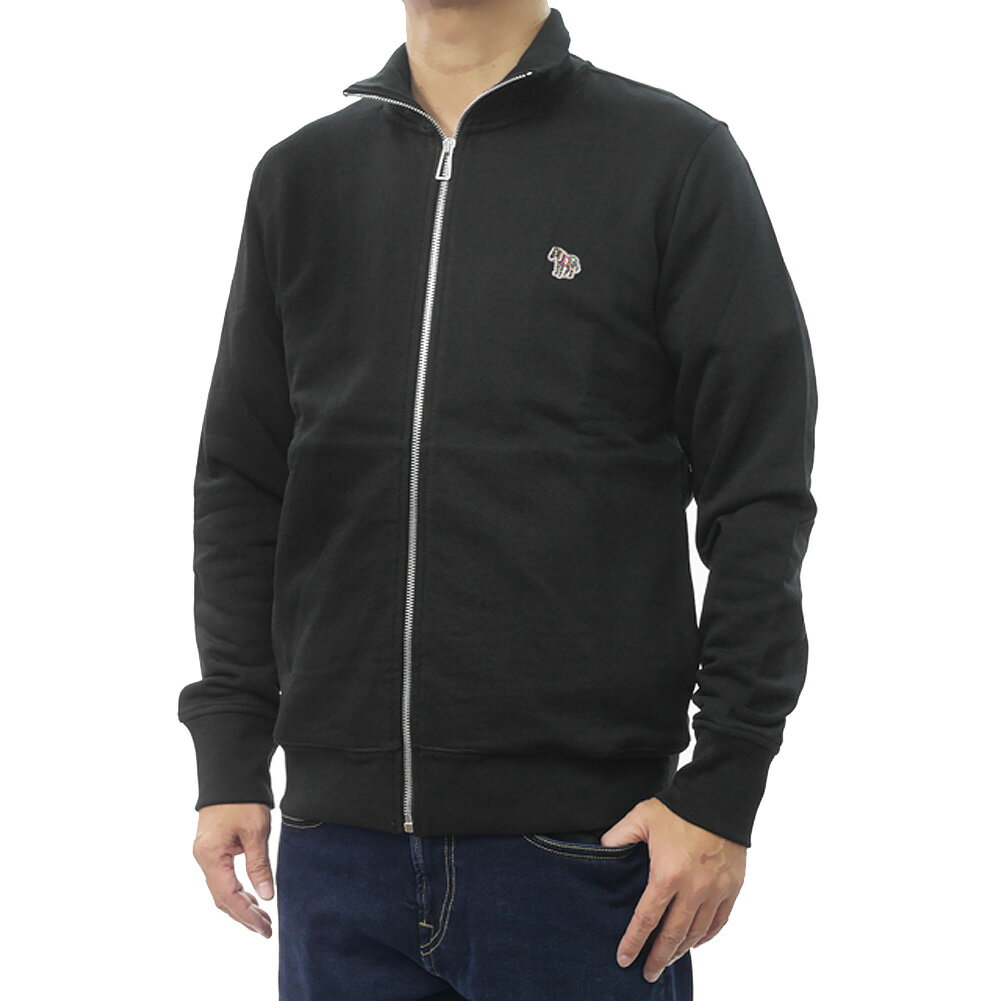 PS PAUL SMITH ポールスミス ジップアップ スウェット M2R 136T KZEBRA メンズ ブラック 2025秋冬新作(4)