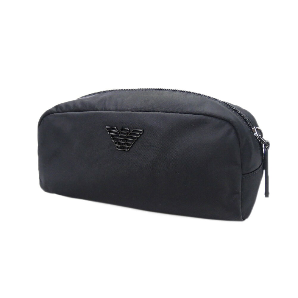 EMPORIO ARMANI エンポリオ アルマーニ メンズ クラッチバッグ セカンドバッグ EM003560 AF13454 ブラック 定番 人気商品 カバン ハンドバッグ
