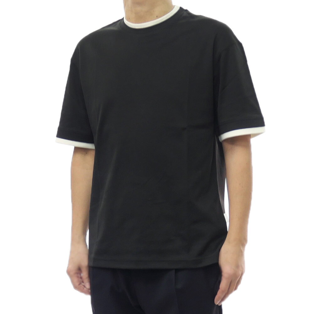 未使用新品 LARDINI イタリア製 襟汚れガード仕様 半袖Tシャツ M 黒 楽天市場】ラルディーニ（Tシャツ・カットソー｜トップス）：メンズ