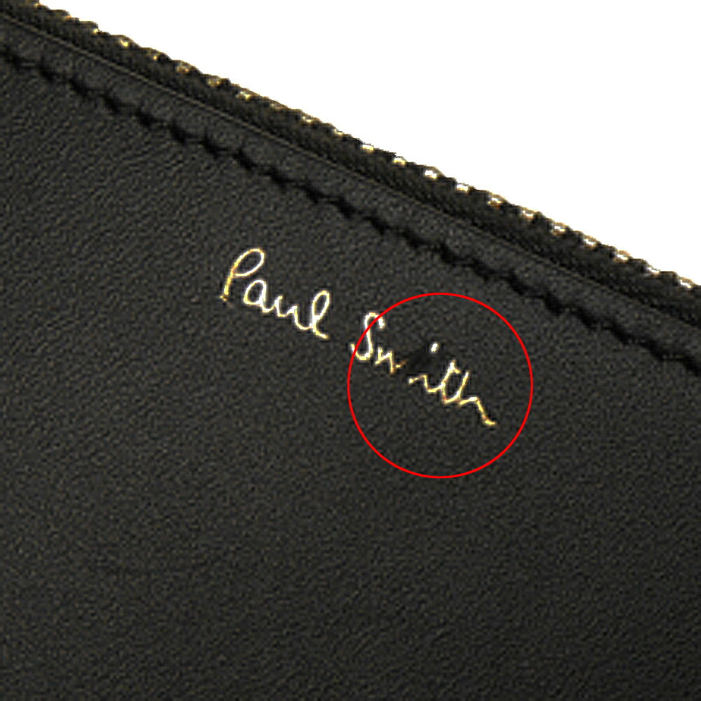 ★難有り特価！PAUL SMITH ポールスミス メンズ コインケース/カードケース M1A 6136 BMULTI ブラック×マルチカラー
