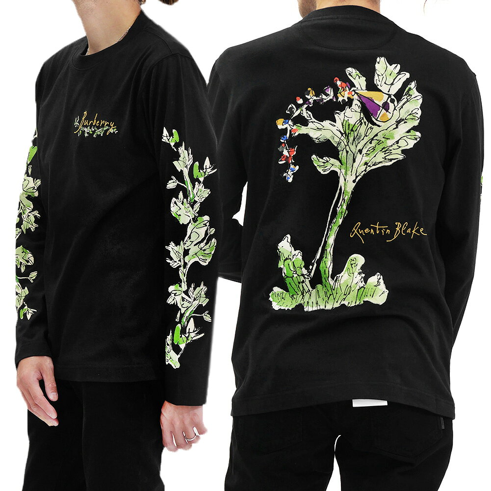 BURBERRY バーバリー メンズ クルーネック ロングTシャツ 8128205 RYAN QB TREE LS ブレイブリト tre-style-10051769 TRE STYLE パッケージ画像