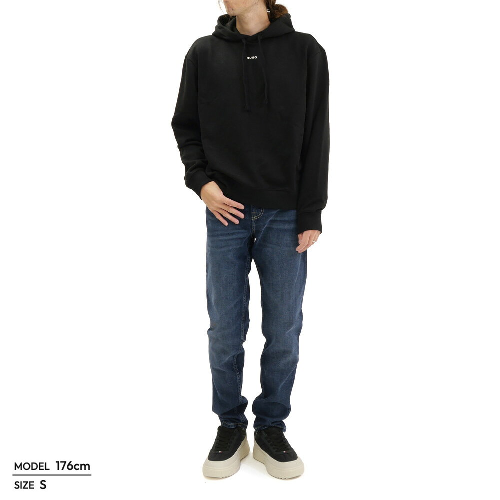 HUGO・HUGO BOSS ヒューゴボス メンズ パーカー 50486478 1023445 / Dapo シンプル ロゴ スポーティー ブラック 2026秋冬新作 万能 ラフ 大人 tre-style-10051707 TRE STYLE サンプル画像2