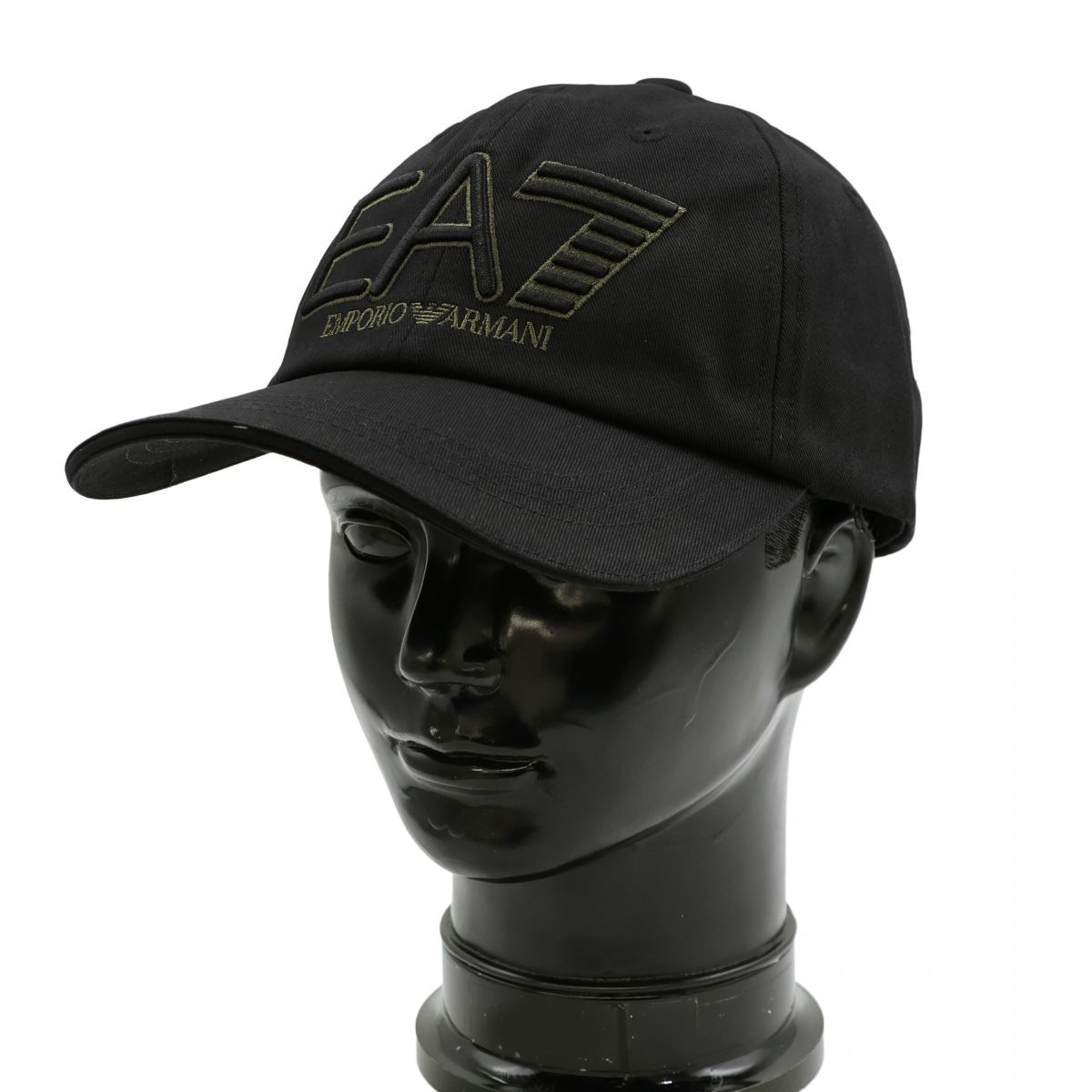 EMPORIO ARMANI エンポリオアルマーニ 帽子 四角ロゴ ベースボールキャップ ブラック 627864 2R851 00020