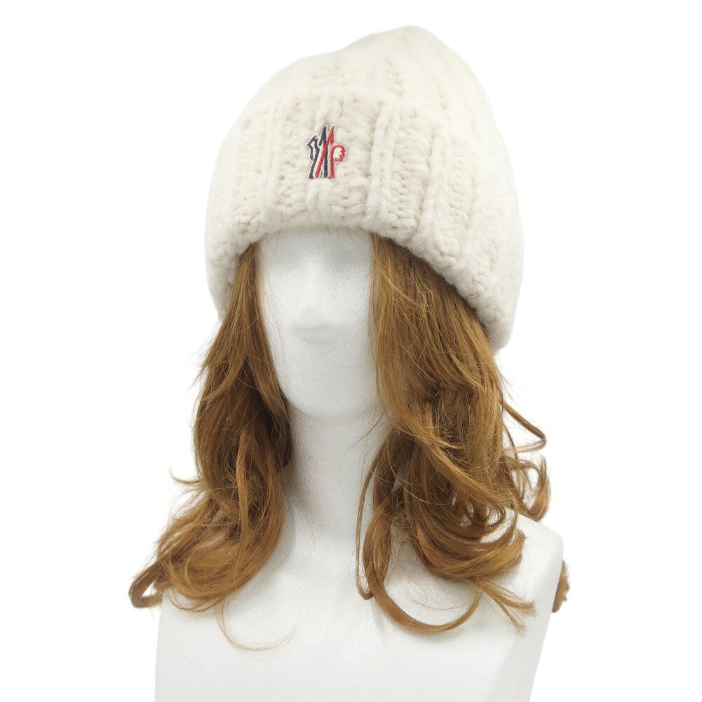 MONCLER ホワイト キッズ・レディースニット帽 ファー付き 楽天市場】モンクレール（カラーホワイト）（帽子｜バッグ・小物