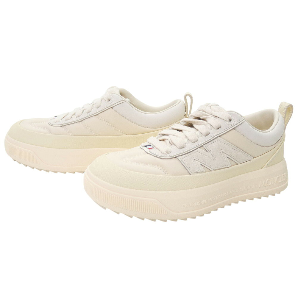 MONCLER モンクレール レディース ローカット スニーカー 4M00160 M7091 / MONCLER ALTIVE ライトベージュ 厚底 Vibramソール