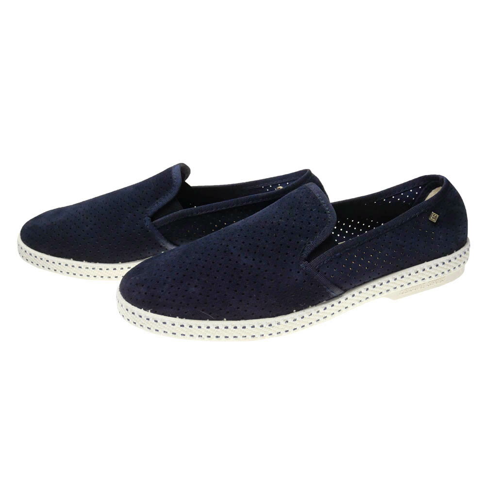 (リビエラ)RIVIERAS メンズスリッポン CLASSIC SUEDE / 3064 ネイビー