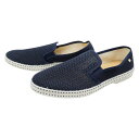 RIVIERAS リビエラ スリッポン 2004 CLASSIC TOILE&FILET ブランド エンブレム ワンポイント キャンバス地 エスパドリーユ シュ...
