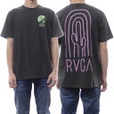 RVCA ルーカ メンズ クルーネック Tシャツ HI DEZ SLUB ST BC041-252 ブラック(4)