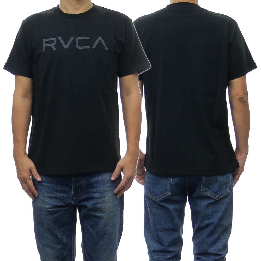 (ルーカ)RVCA メンズクルーネックTシャツ BD041238 / STITCHED RVCA SS ブラック