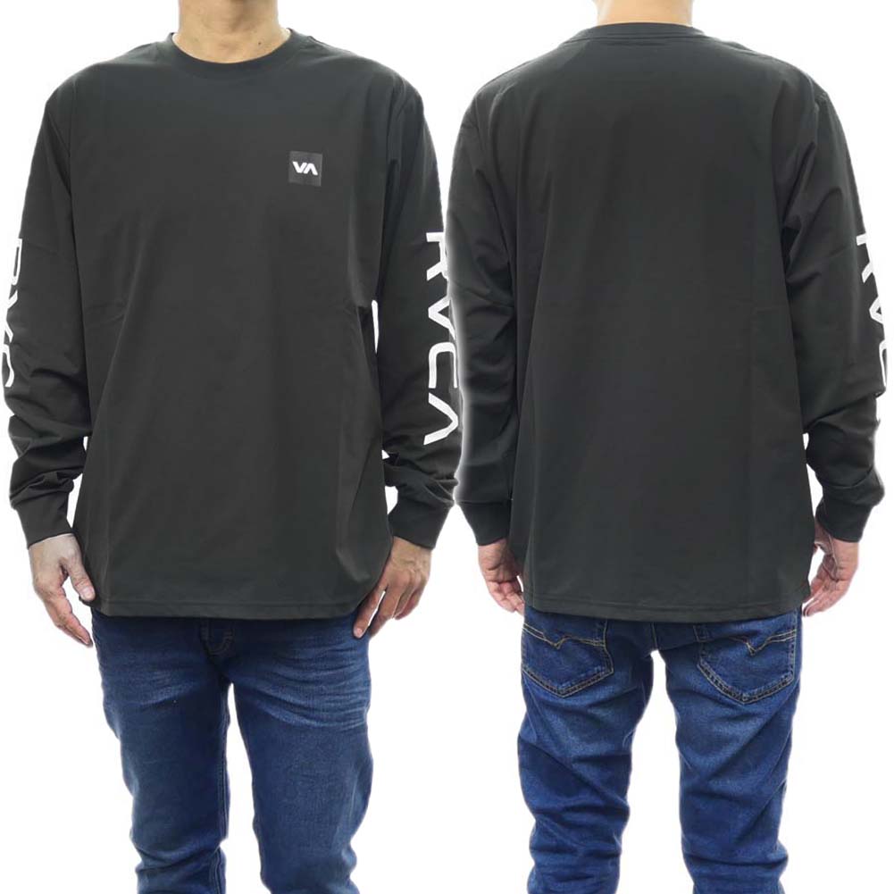 楽天TRE STYLE（ルーカ）RVCA メンズクルーネックロングTシャツ BD042-806 / ALL BRAND LT ダークグレー