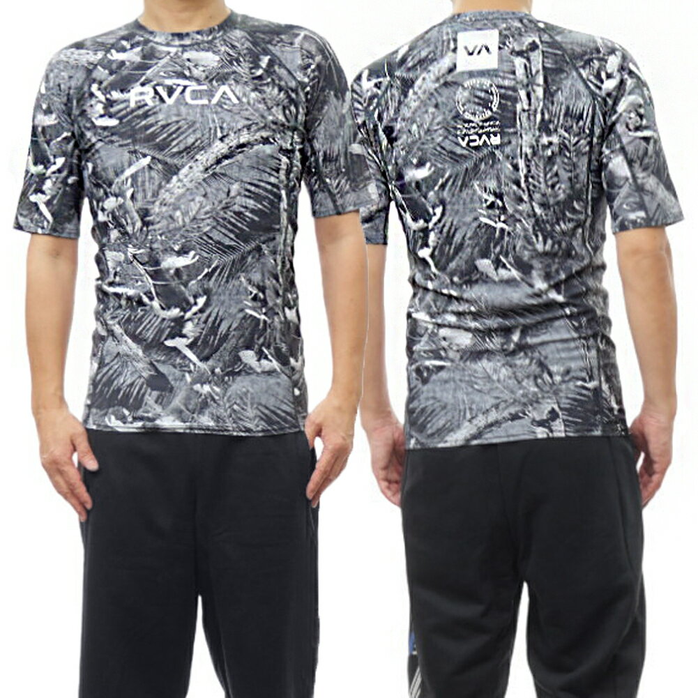 RVCA ルーカ メンズ ラッシュガード BE041863 RVCA LUSH SS ブラック