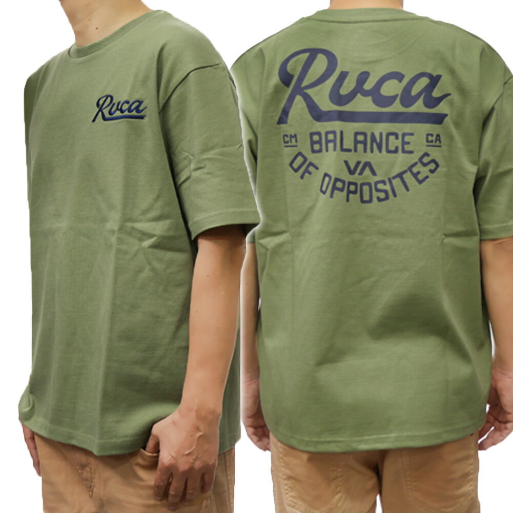 RVCA ルーカ クルーネック Tシャツ BF041254 SCRIPT SEALED SS 半袖 