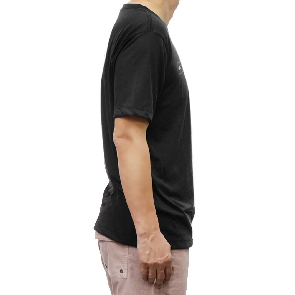 RVCA ルーカ クルーネック Tシャツ BF041234 HAWAII MARKS SS 半袖 吸湿発散 速乾 ブランド ロゴ バックプリント カジュアル スポーティ サーフ 海 メンズ ブラック 国内正規品 3