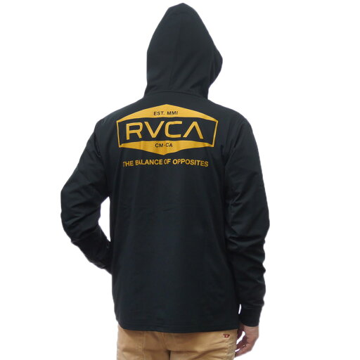 RVCA ルーカ メンズジップアップパーカー BF041875 / ILL RVCA HEX BOX SFHD ブラック RVCA ルーカ メンズジップアップパーカー BF041875 / ILL RVCA HEX BOX SFHD ブラック