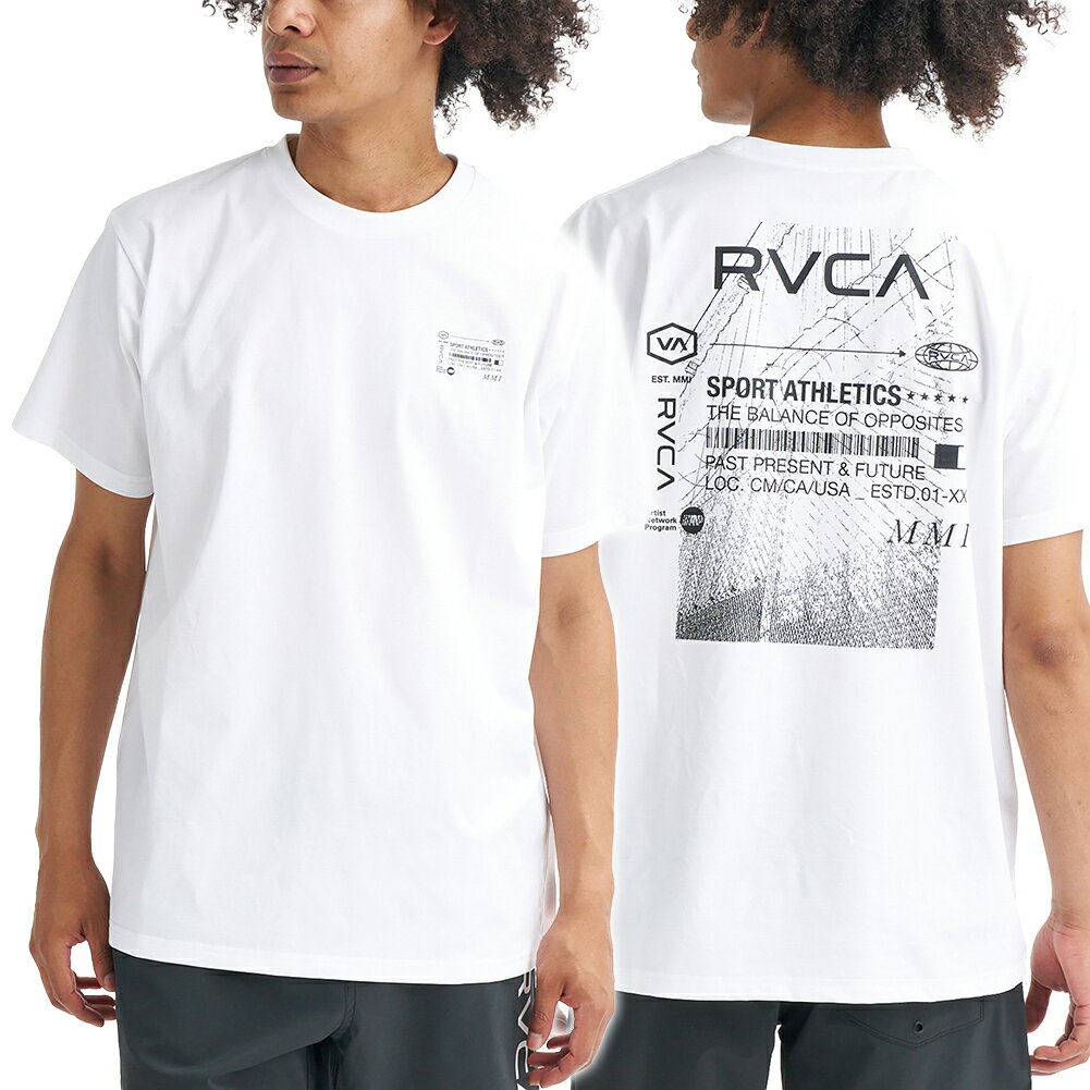 Rakuten - RVCA ルーカ クルーネック Tシャツ BG041856 / CLOSED BUSINESS SFST メンズ ホワイト