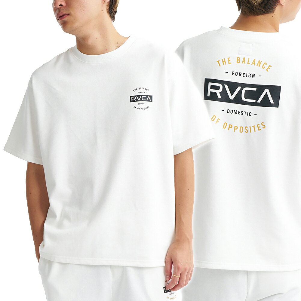 Rakuten - RVCA ルーカ クルーネック Tシャツ BG041001 / TCS FT SS メンズ ホワイト
