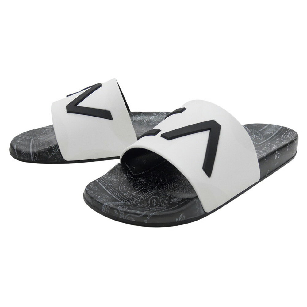 Rakuten - RVCA ルーカ シャワーサンダル BF041911/ RVCA LOGO BANDANA SANDAL メンズ ブラック×ホワイト