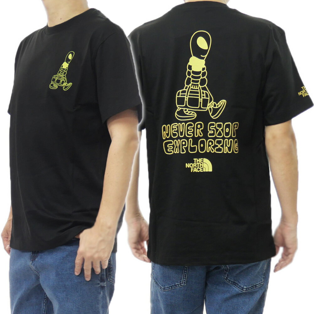 THE NORTH FACE ノースフェイス クルーネック Tシャツ NF0A8G9G / M ALIEN RX SS TEE メンズ ブラック