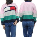 (トミージーンズ)TOMMY JEANS レディースニット/セーター DW0DW08868 ピンク