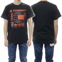 (トミージーンズ)TOMMY JEANS メンズクルーネックTシャツ DM0DM12392 ブラック