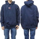 (トミージーンズ)TOMMY JEANS メンズプルオーバーパーカー DM0DM10904 ネイビー