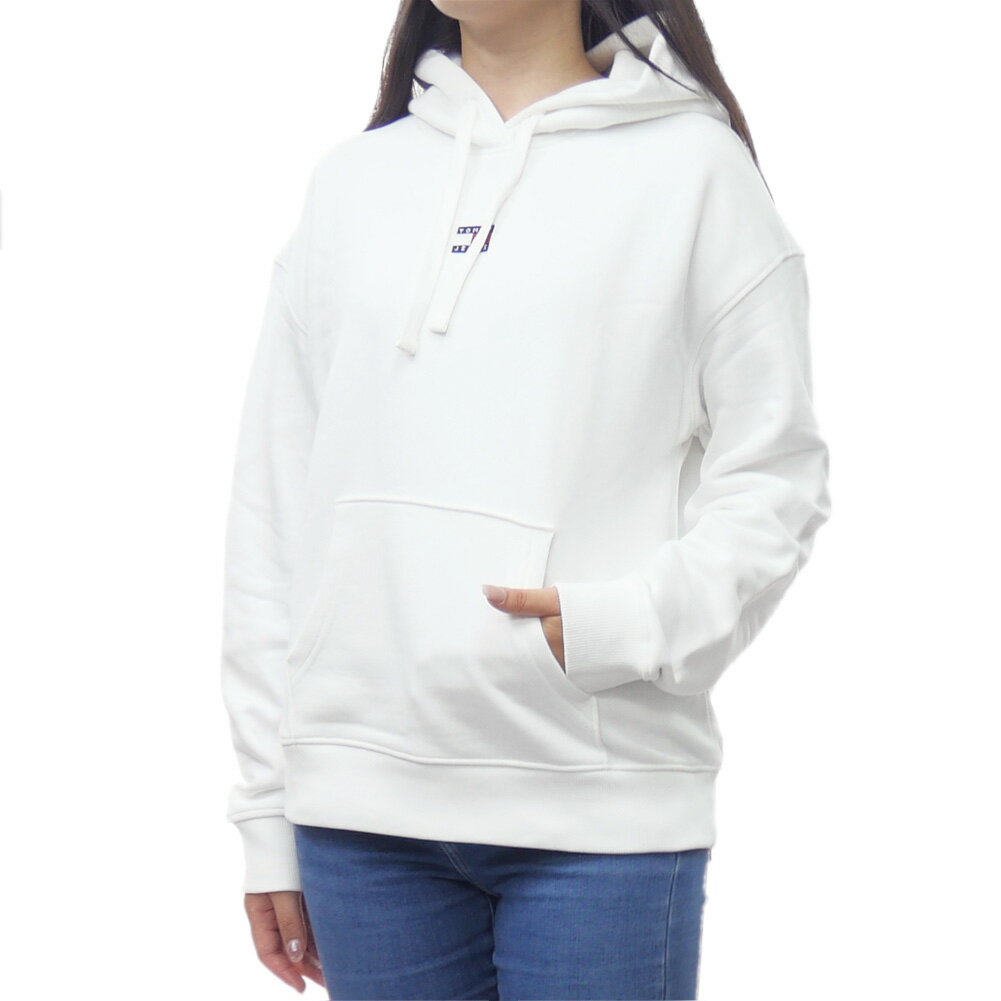 TOMMY JEANS トミージーンズ プルオーバーパーカー DW17326 レディース ホワイト