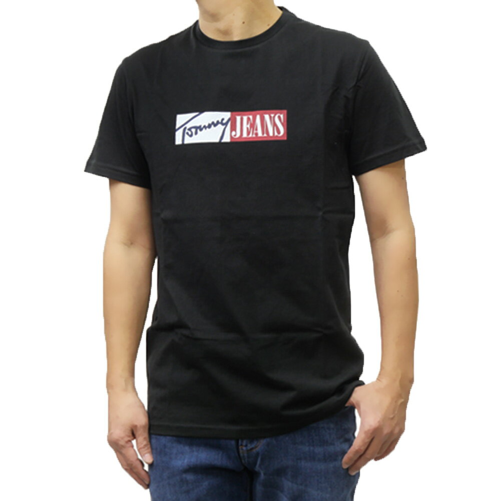 TOMMY JEANS ȥߡ 롼ͥåT DM20365  ֥å