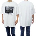 (ヴェルサーチェジーンズ)VERSACE JEANS メンズクルーネックTシャツ 74GAHY02 CT05Y ホワイト