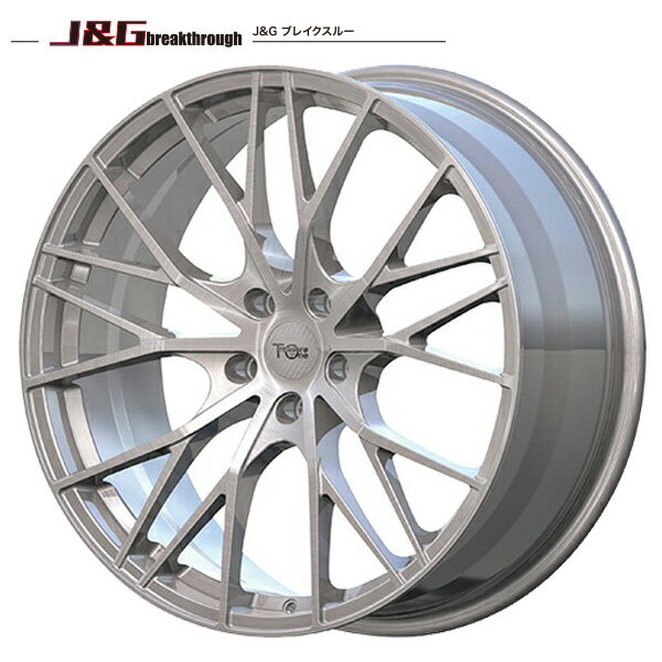 【ベンツCクラス W205】送料無料 225/35R20インチ5H112 鍛造 J&G ブレイクスルー JGB002 ブラッシュドクムホ エクスタ PS71 FR設定サマータイヤホイールセット