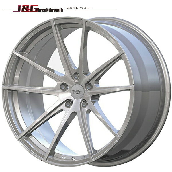 【BMW F30/F31/F32/F33/F34/F36】送料無料 225/35R20インチ5H120 鍛造 J G ブレイクスルー JGB004 ブラッシュドウィンラン R330 FR設定サマータイヤホイールセット