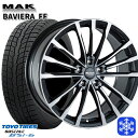 225/60R18 BMW X3 G01 X4 G02用 2022~2023年製 トーヨー オブザーブ GSi-6 MAK BAVIERA FF ガンメタリックミラー 18インチ 7.5J 5H112 +25 スタッドレスタイヤホイール4本セット