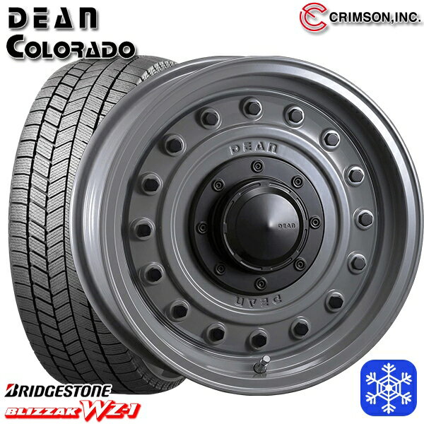 265/65R17 ハイラックス プラド 2025年製 ブリヂストン ブリザック WZ1 クリムソン ディーンコロラド SG 17インチ 8.0J 6H139.7 新品 スタッドレス1台分4本セット