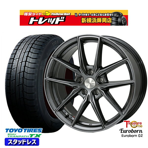 BMW X3(F25) X4(F26) 225/60R172022〜2023年製 トーヨー ウィンタートランパス TX トレジャーワン ユーロボーン 02 GM 17インチ 7.5J 5H120 スタッドレスタイヤホイール4本セット