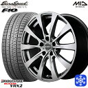 215/45R17 ノア ヴォクシー 2022〜2023年製 ブリヂストン ブリザック VRX2 MID F10 メタリックグレー 17インチ 7.0J 5H114.3 新品 スタッドレス1台分4本セット