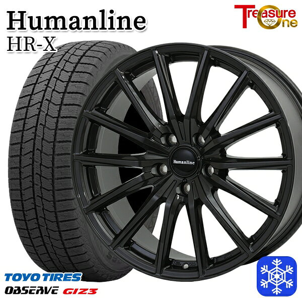 225/55R19 ハリアー CX5 CX8 2024〜2025年製 トーヨー オブザーブ ギズ3 トレジャーワン ヒューマンライン HRX TB 19インチ 8.0J 5H114.3 新品 スタッドレス1台分4本セット
