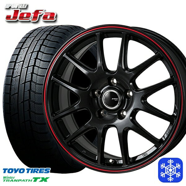 235/60R18 レクサスRX 2022〜2023年製 トーヨー ウィンタートランパス TX MONZA JPスタイル ジェファ BK 18インチ 7.5J 5H114.3 スタッドレスタイヤホイール4本セット