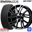 【取付対象】175/65R14 ヴィッツ デミオ 2023年製 ケンダ アイステックネオ KR36 HotStuff ラフィット LW06 BK/P 14インチ 5.5J 4穴 100 スタッドレスタイヤホイール4本セット 送料無料