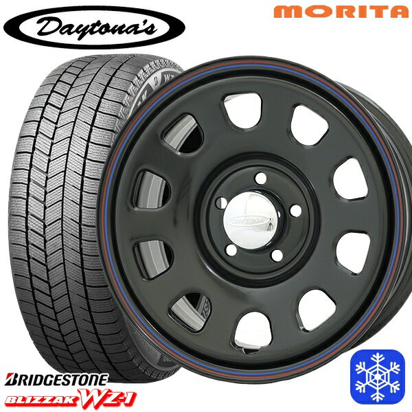 215/70R16 100Q デリカD5 2025年製 ブリヂストン ブリザック WZ1 MRT DAYTONA'S G2 デイトナズ ブラック 16インチ 7.0J 5H114.3+33 新品 スタッドレス1台分4本セット