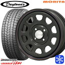 155/65R13 モコ ルークス 2025年製 ブリヂストン ブリザック WZ1 MRT DAYTONA'S デイトナ ブラック 13インチ 4.5J 4H100 新品 スタッドレス1台分4本セット