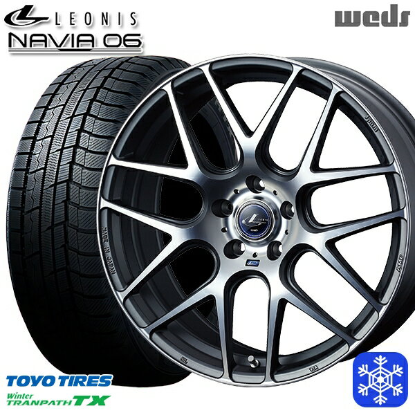 235/60R18 レクサスRX 2022〜2023年製 トーヨー ウィンタートランパス TX Weds ウェッズ レオニス ナヴィア06 MGMC 18インチ 8.0J 5H114.3 スタッドレスタイヤホイール4本セット